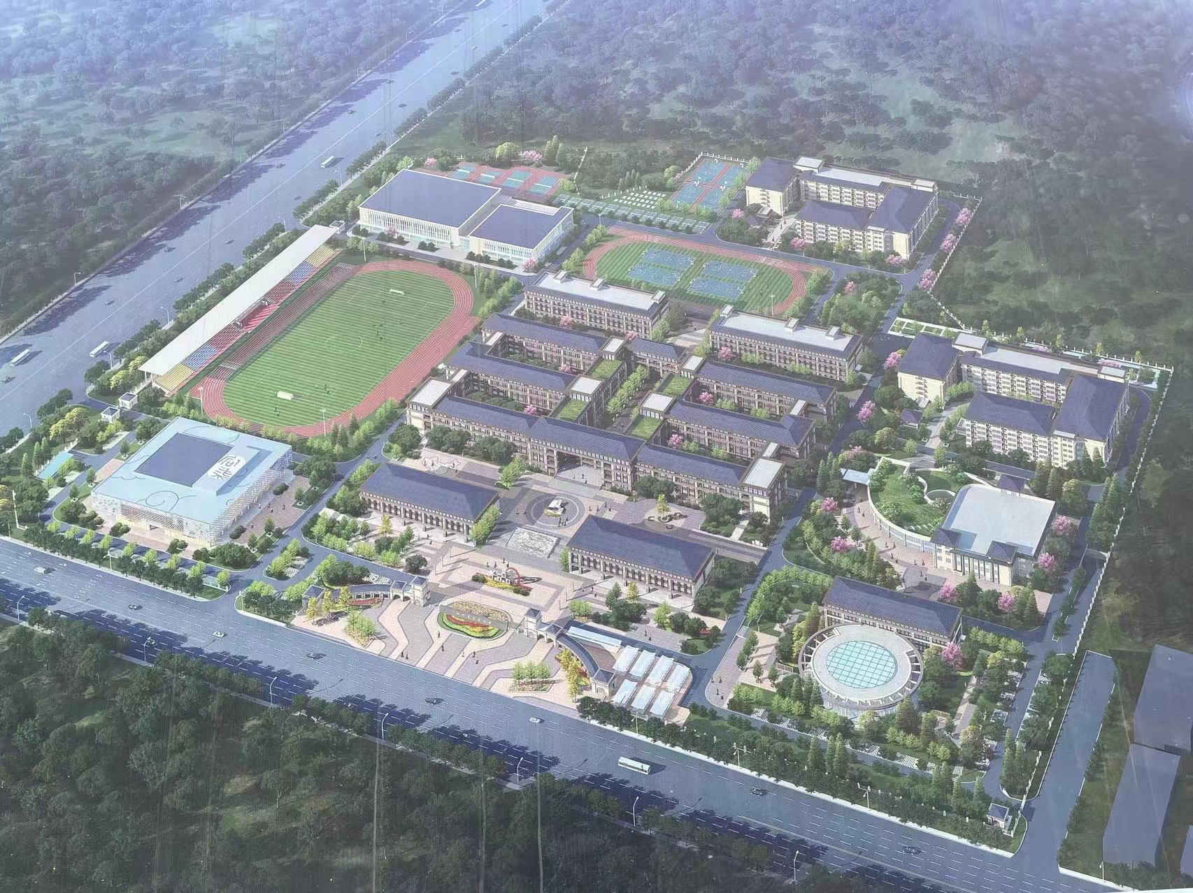 渠县中学高中部建设项目